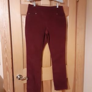 Sahalie cordurory velour pull on pants